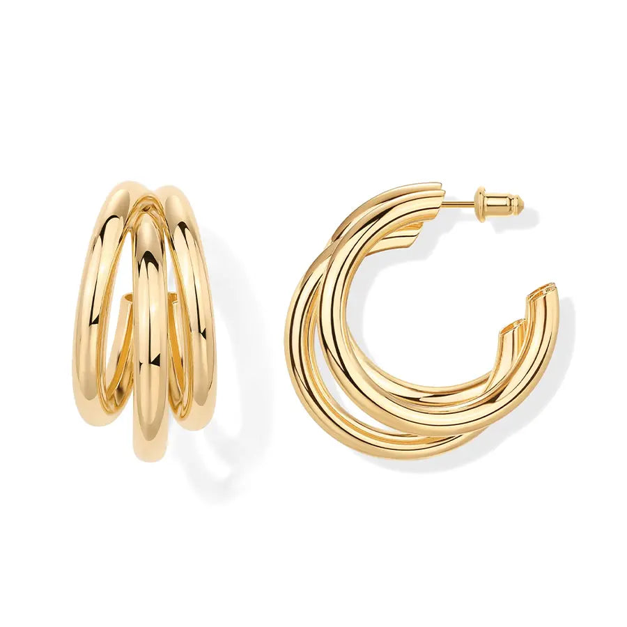 MEIS™ | Trinity Hoop Earrings