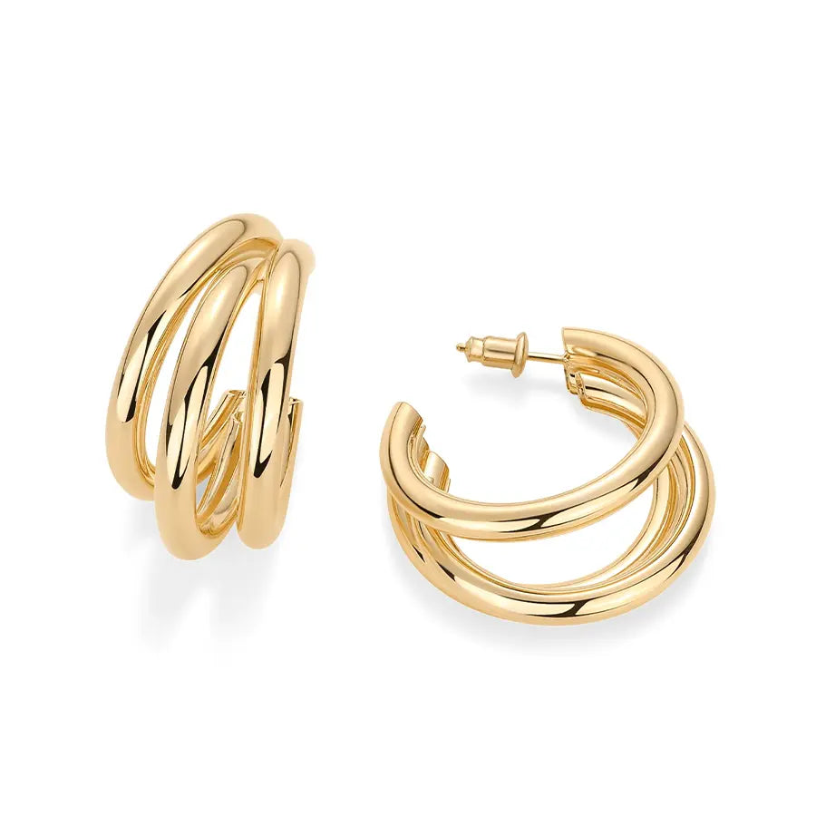 MEIS™ | Trinity Hoop Earrings