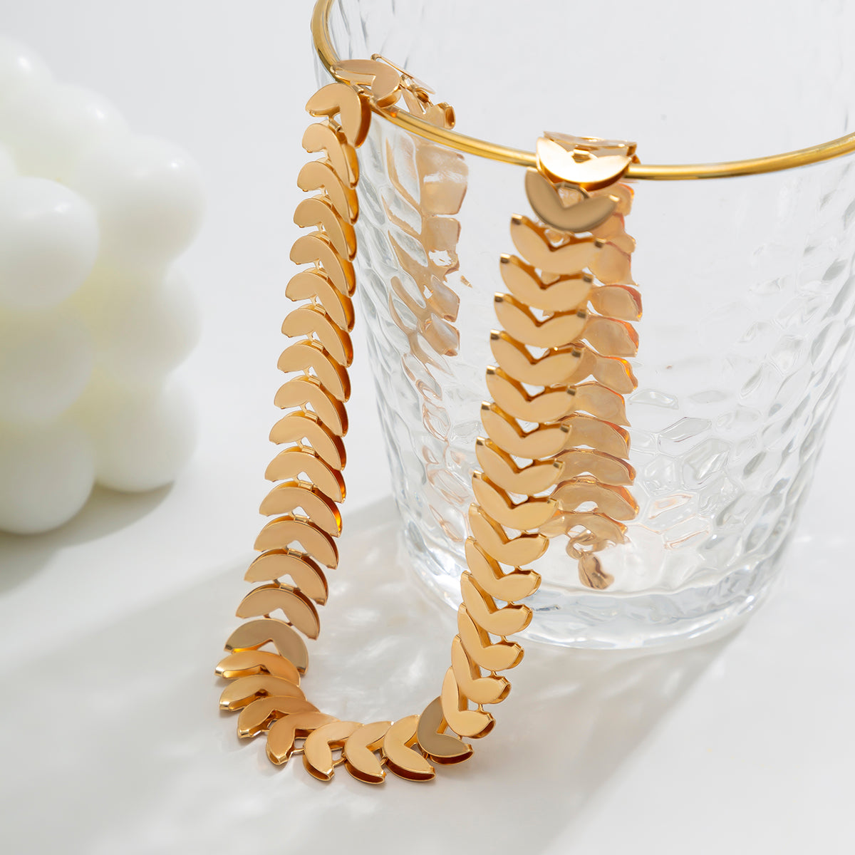 MEIS™ | Golden Cascade Choker