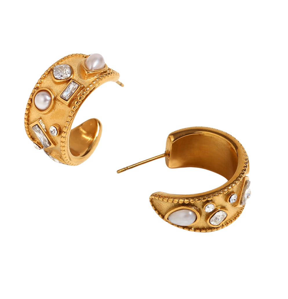 MEIS™ | Baroque Splendor Hoop Earrings