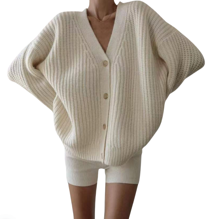 MEIS™ | Fashionable loose V-neck sweater Cardigan