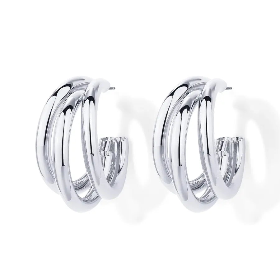 MEIS™ | Trinity Hoop Earrings