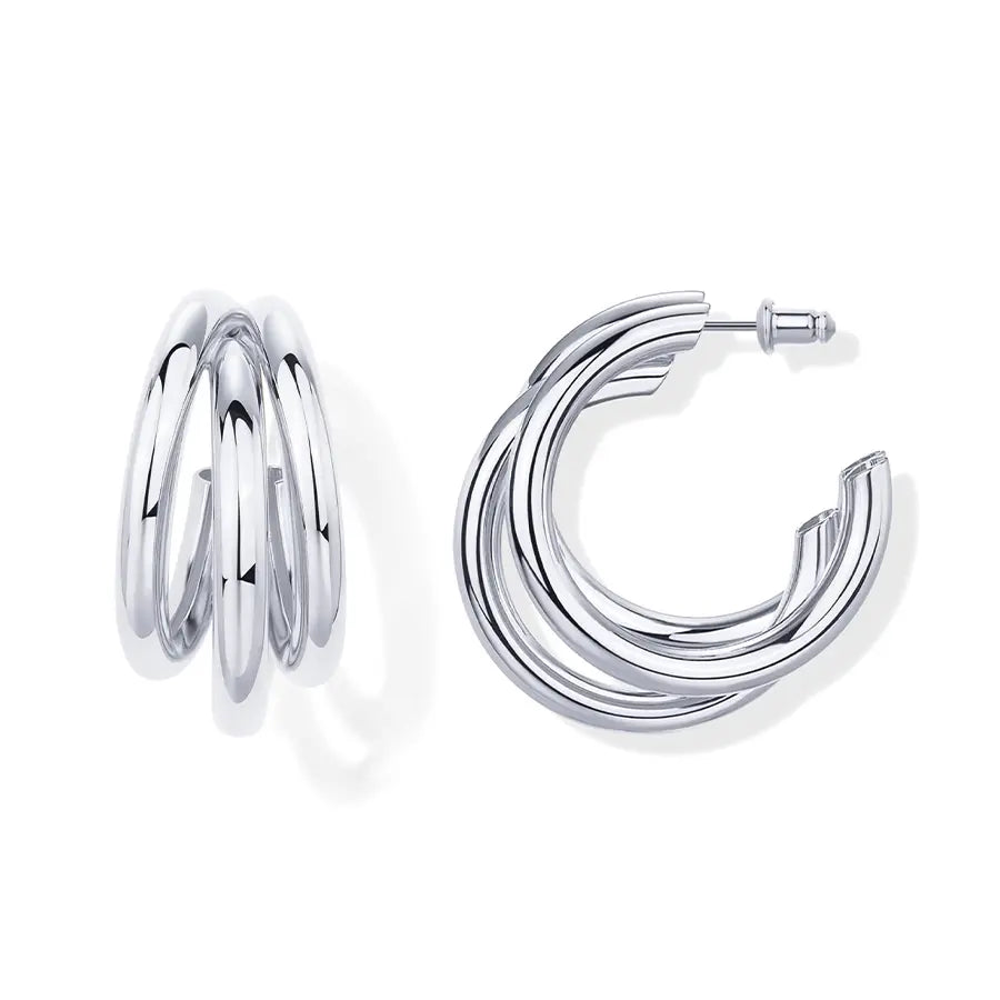 MEIS™ | Trinity Hoop Earrings