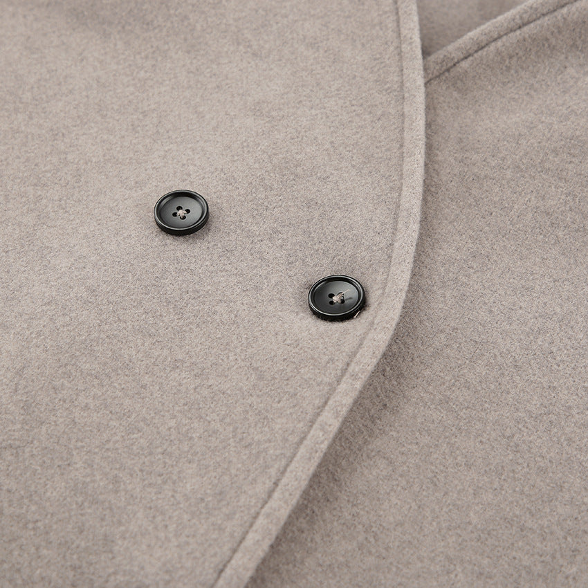 MEIS™ | Brown French Style Oversized Button-Down Jacket